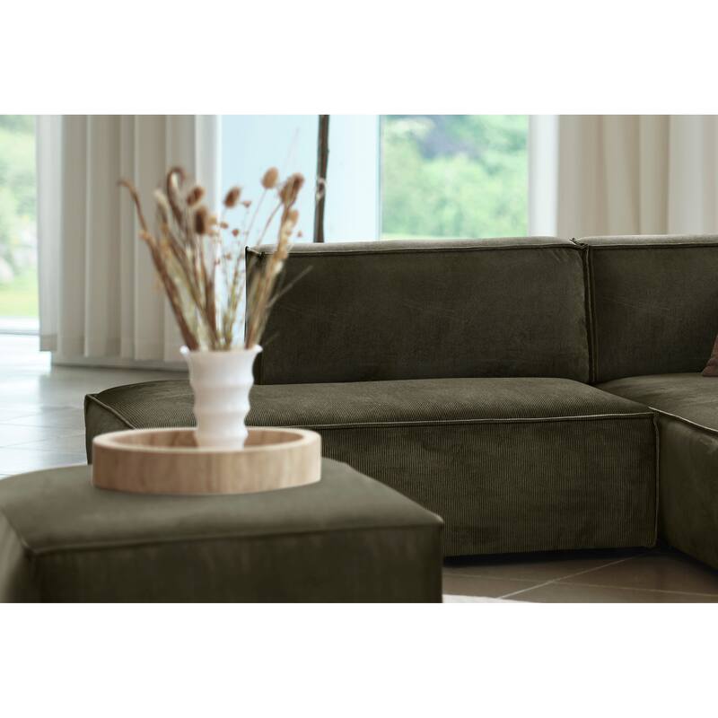 Rye Studio Deep Seat Modular Open End Chaise