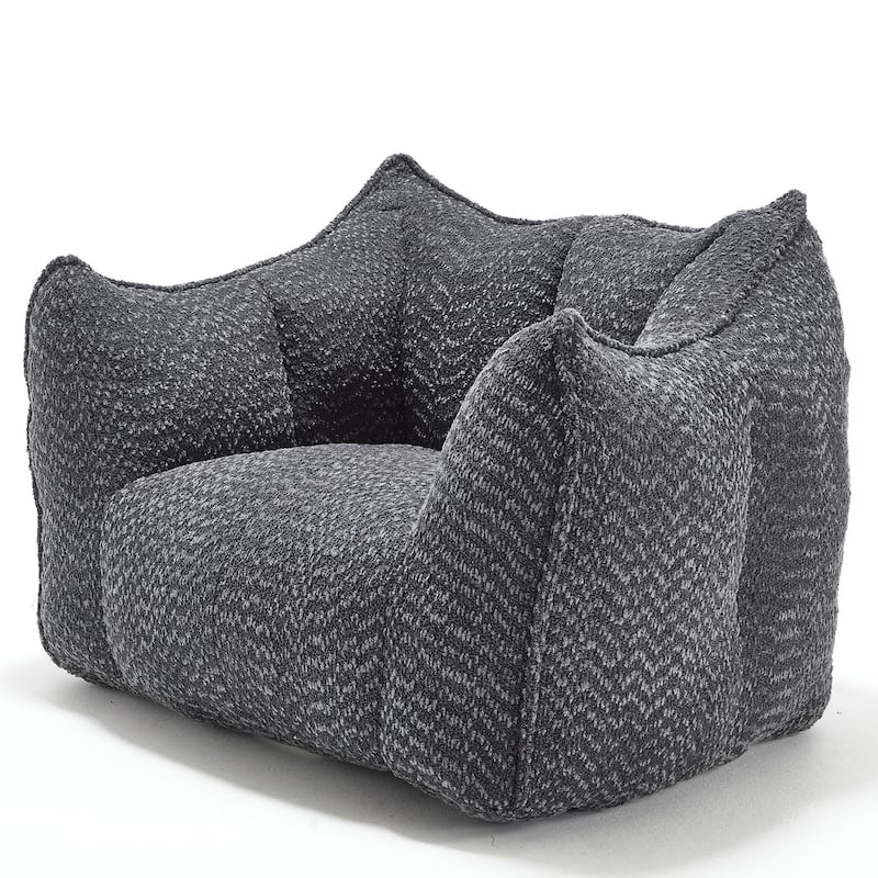 Lazy Bean Bag Chair with Arms for Living Room
