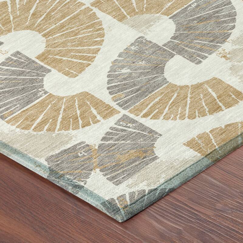 Machine Washable Indoor/ Outdoor Modern Jay Chantille Rug
