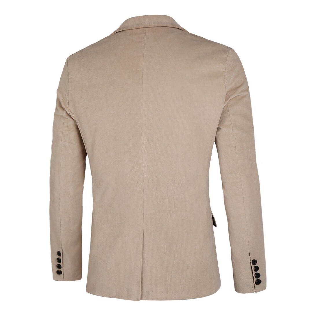 Shop Men Casual Blazer Notch Lapel Cotton Corduroy Sport Coat