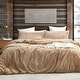 preview thumbnail 1 of 1, Man Crush - Coma Inducer® Oversized Duvet Cover Set - Teddy Bear Brown Teddy Bear Brown - Oversized King