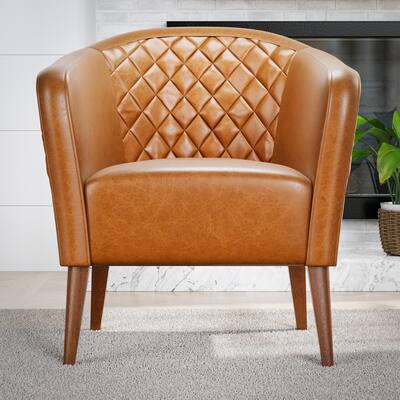 Brookside Vera Upholstered Barrel Accent Chair