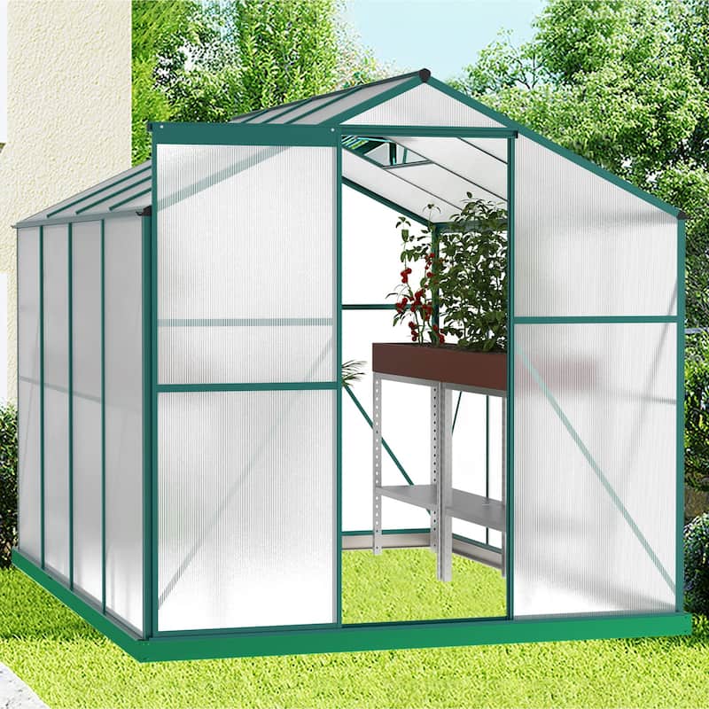 Heavy Duty Walk-in Plant Garden Greenhouse for Backyard Outdoor - 6'x 8' - 6'x 8'