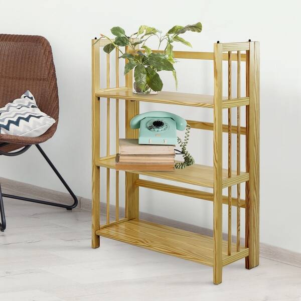 Bamboo Corner Storage Shelf - 4 Tier - By Trademark Innovations