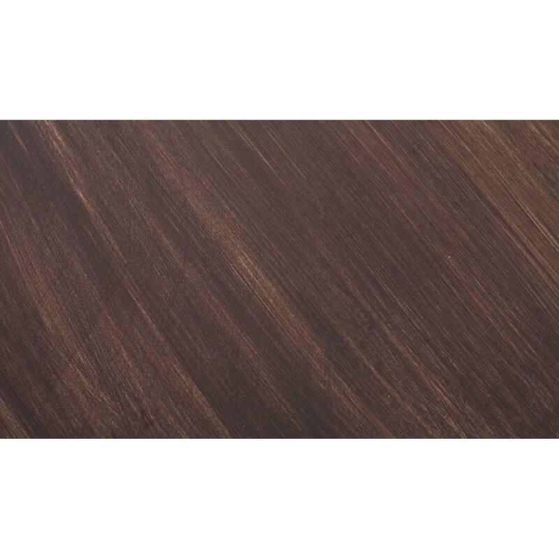 Sevita Humphrey Brown Handmade Solid Mango Wood Drum Side Table