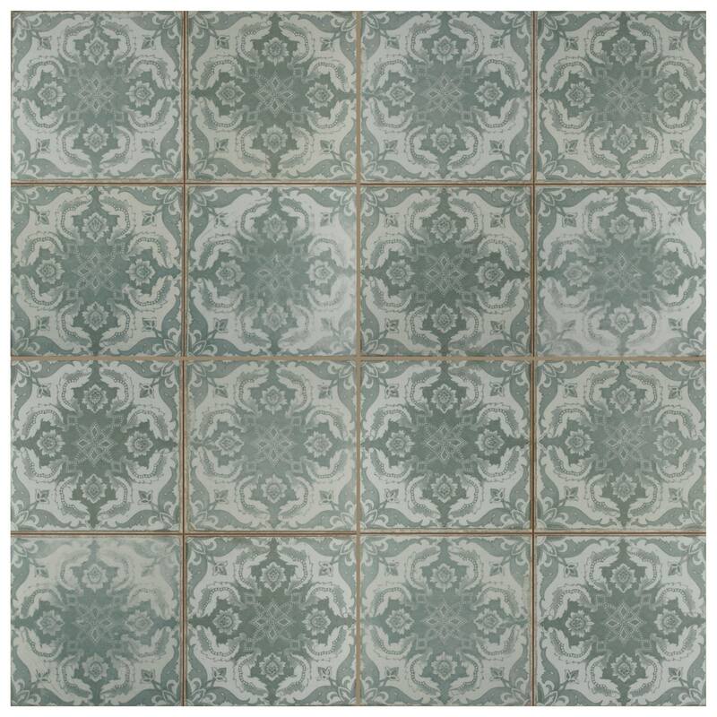 Merola Tile Kings Original Seagate 17-5/8" x 17-5/8" Ceramic Floor and Wall Tile