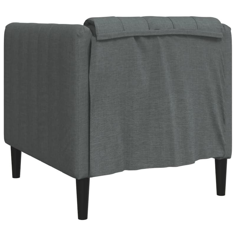 vidaXL Sofa Chair Upholstered Armchair Seating Living Room Faux Suede Leather