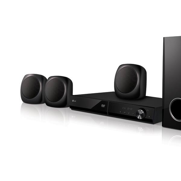 Shop Lg Lhd427 Bluetooth Multi Region Free 5 1 Channel Dvd Home Theater Speaker System With Free Hdmi Cable 110 240v Overstock 30672233