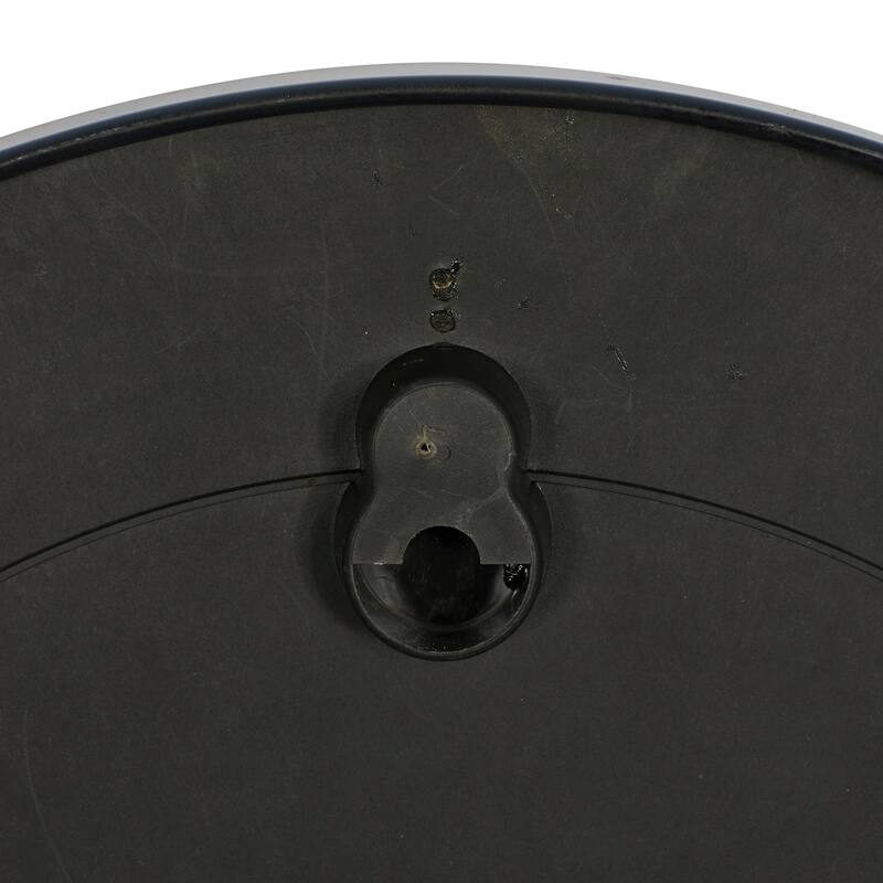 Dark Blue Glass Contemporary Wall Clock 20 x 20 x 3 - 20 x 3 x 20