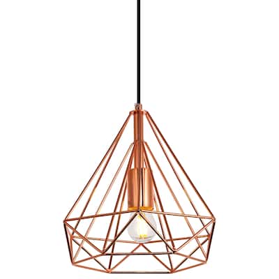 Elegant Lighting Jago Single Light 9-13/16" Wide Mini Pendant with an