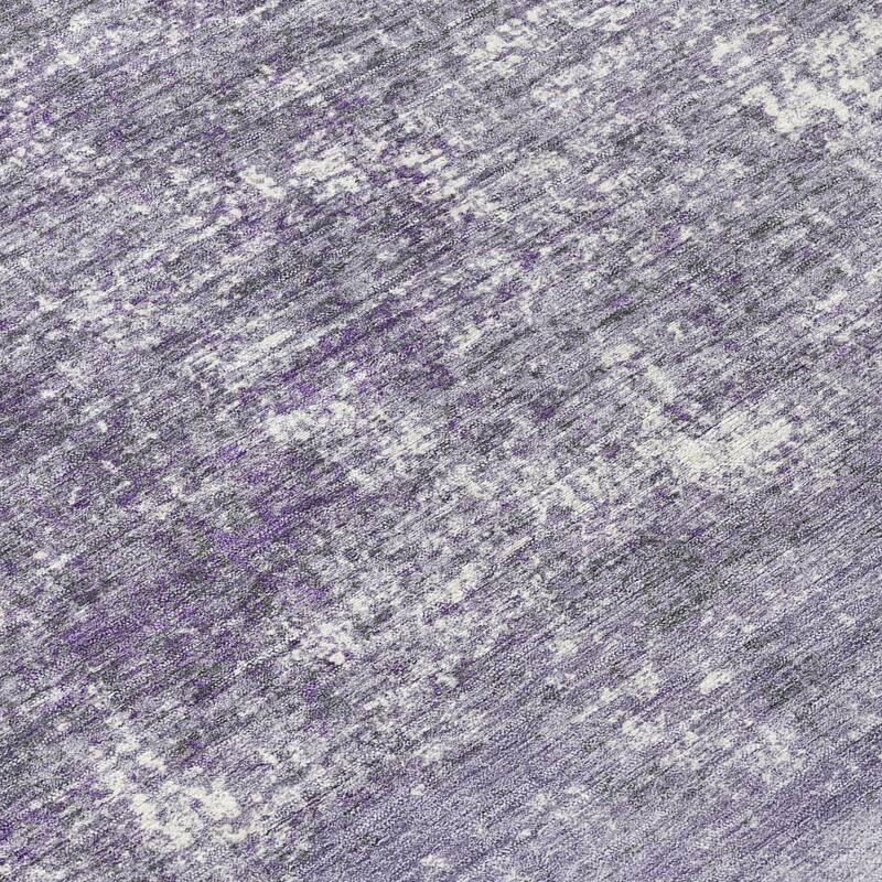 Machine Washable Indoor/Outdoor Border Ombre Chantille Rug