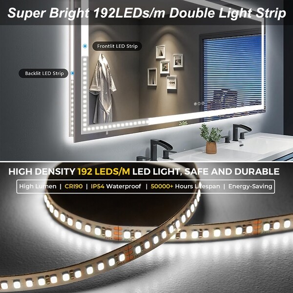 Vanity mirror with led strip lights cheap