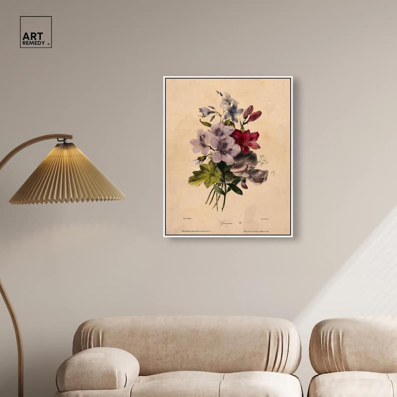 Elisa's Blooms Canvas by Art Remedy