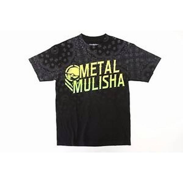 Shop Metal Mulisha New Men S Black Size Medium M Bandana Logo Graphic Print T Shirt 268 Overstock 18309359