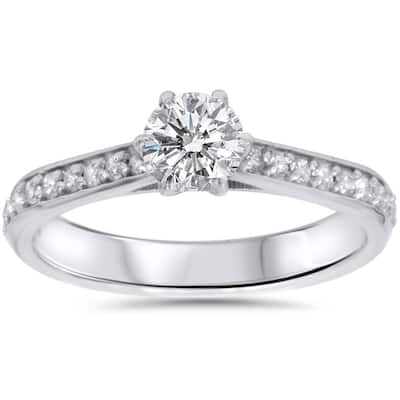 5/8ct Diamond Engagement Ring White Gold