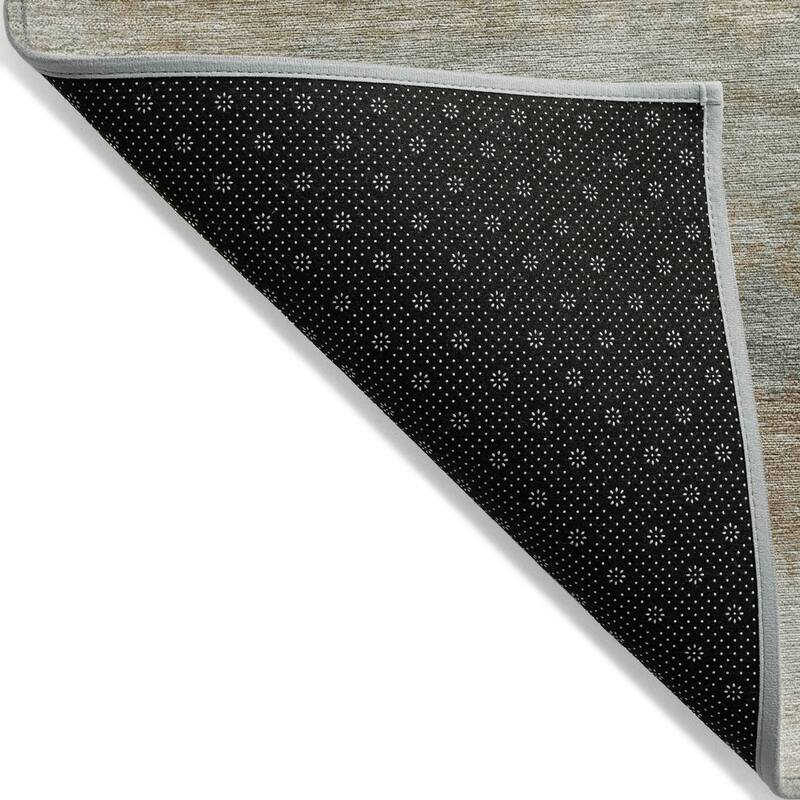 Machine Washable Indoor/Outdoor Watercolor Ombre Chantille Rug