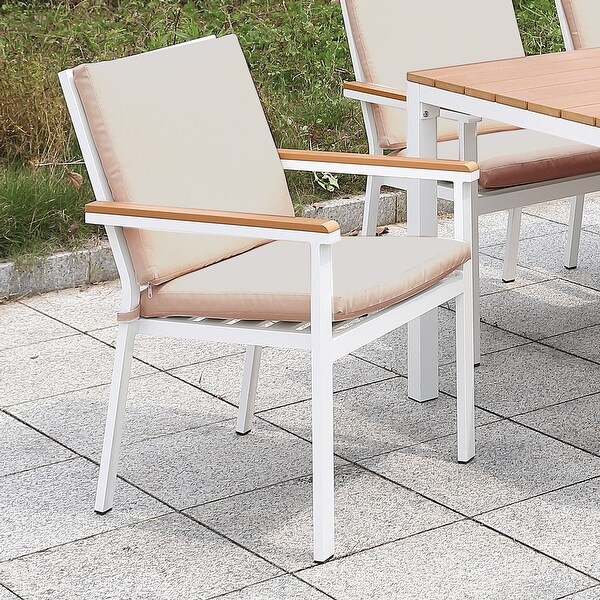Shop Furniture of America Amanda Transitional Two-tone Patio Chair (Set of 2) - On Sale ...