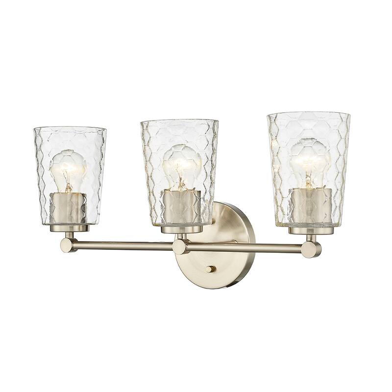 Millennium Lighting Ashli 2/4 Light Vanity Light with Clear Honeycomb Glass Shades