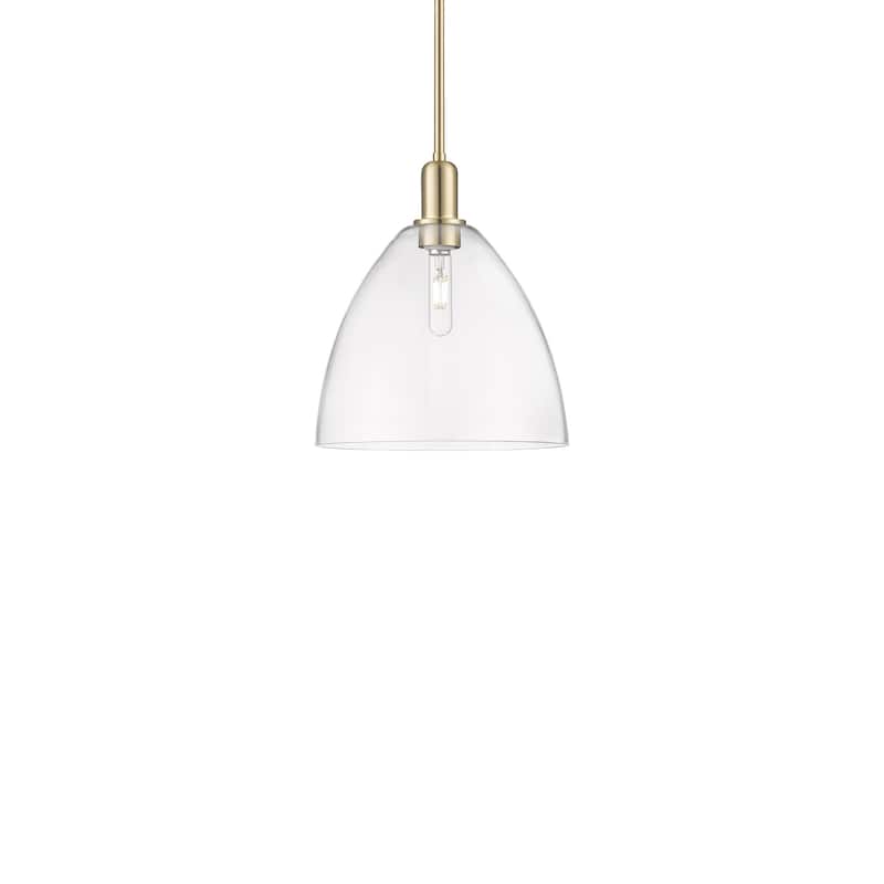 Innovations Lighting 716-1S-14-12 Bristol Pendant Bristol 12" Wide - Champagne Bronze / Clear