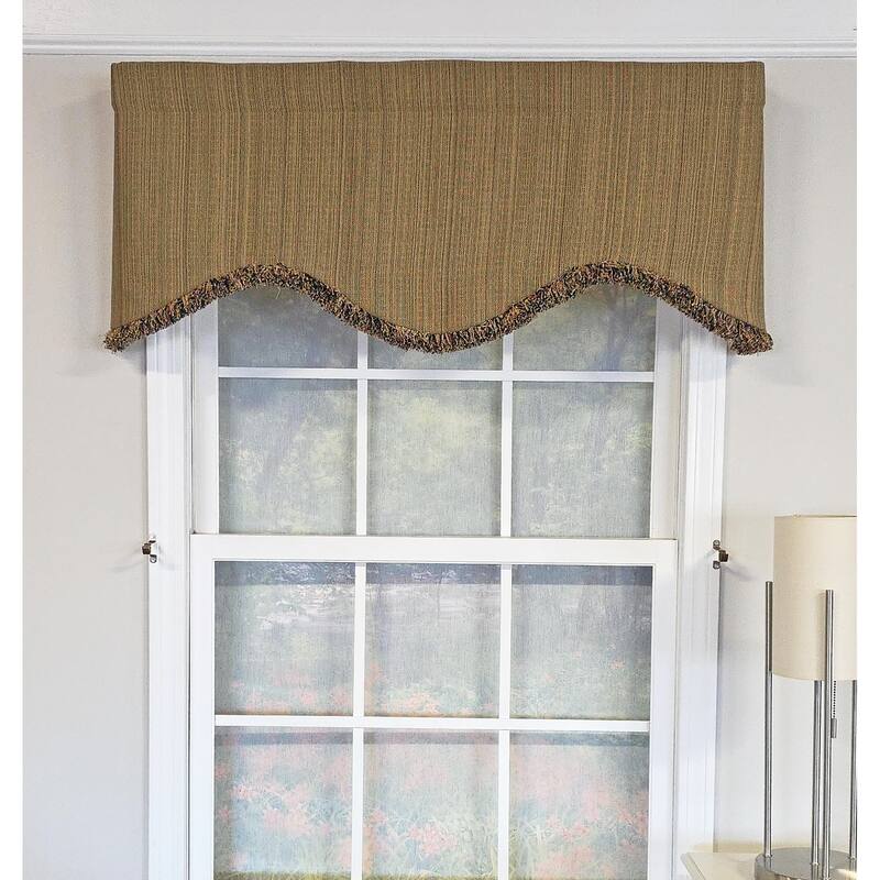 RLF Home Dark Wood Cornice Valance