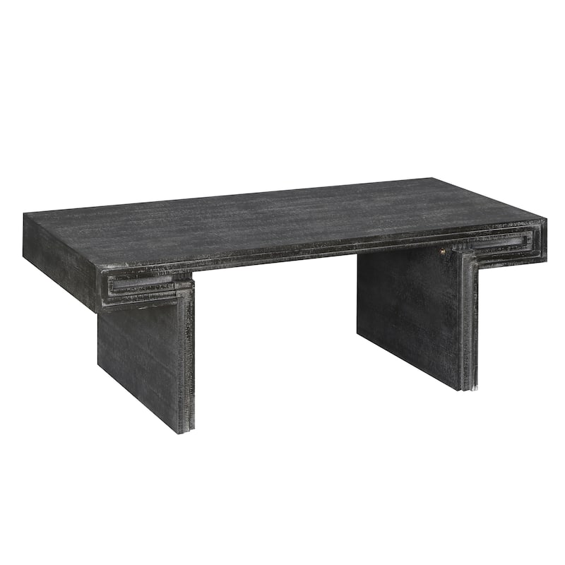 American Vintage Industrial Coffee Table, Easy Assembly