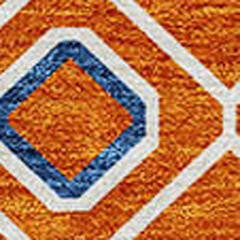 HomeRoots Geometric Modern Rectangle Outdoor Rug
