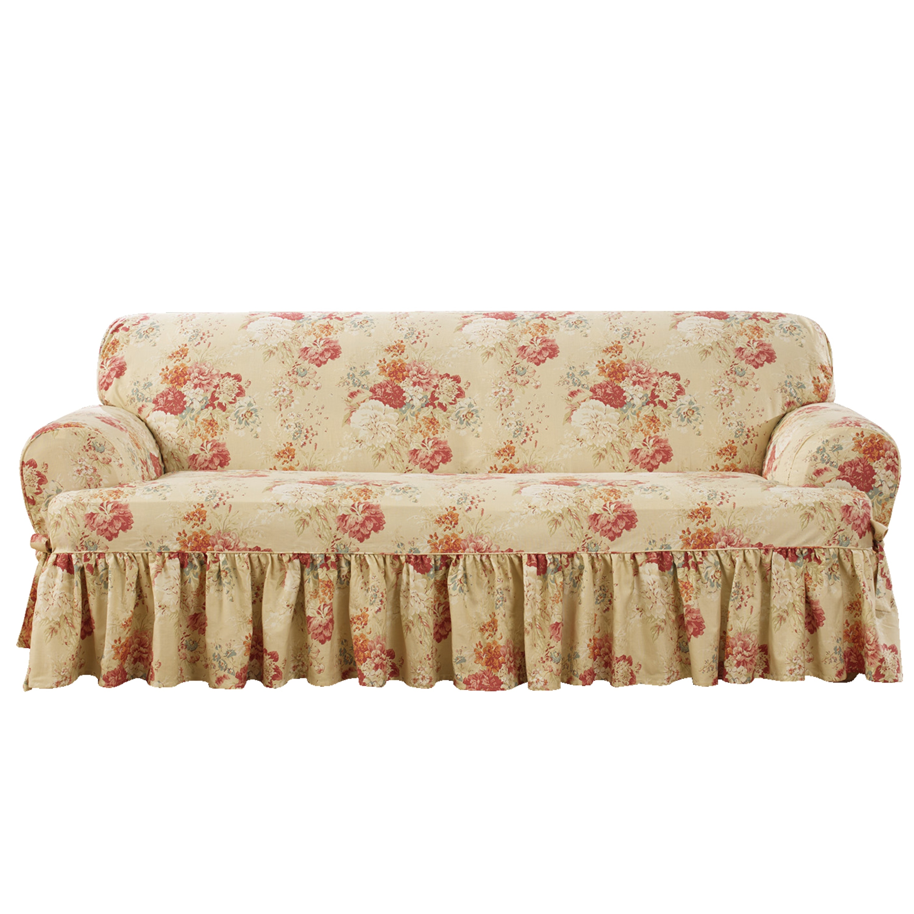 Waverly Ballad Bouquet 1 Piece T Cushion Sofa Slipcover On Sale