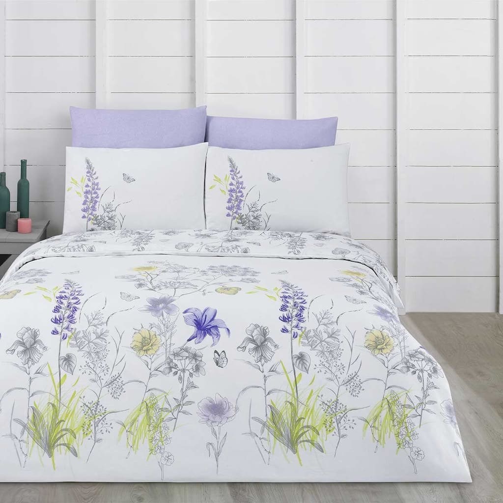 Organic-Club Blossom Cotton Duvet Cover Set of 3