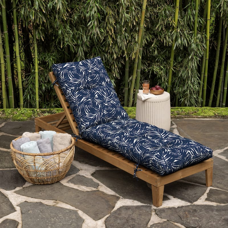 ARDEN earthFIBER Outdoor Tufted Chaise Cushion, 22 x 76
