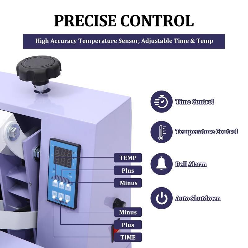 16 x 24 inches Heat Press Machine, Large Operating Panel T-Shirts Heat Press, Fast Heating, Digital Sublimation Printer