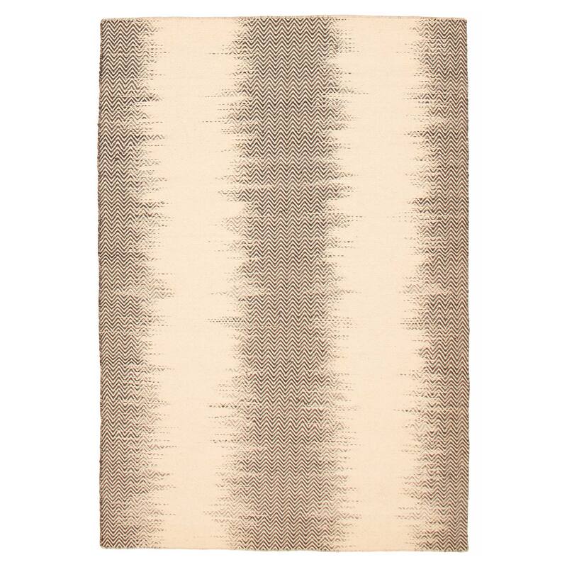 Nevada Cream Kilim 5'5" x 8'1" - 5'5 x 8'1 - Cream - 5'5 x 8'1