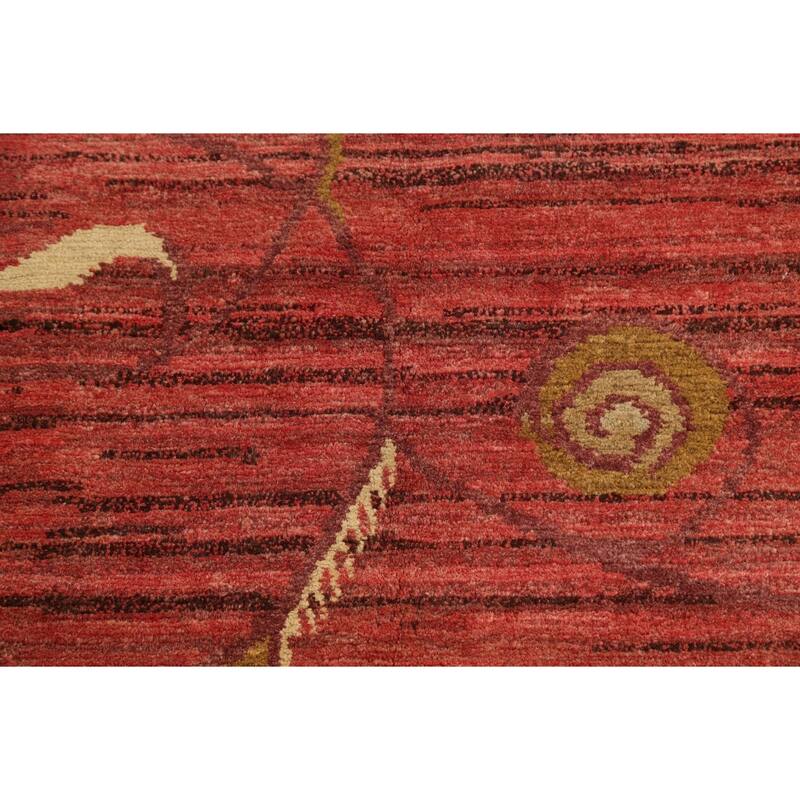 Vegetable Dye Nepalese Oriental Home Decor Area Rug Wool Hand-knotted - 6'2" x 9'1"