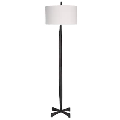 Uttermost Counteract Rust Metal Floor Lamp - 18"W x 67.375"H x 18"D