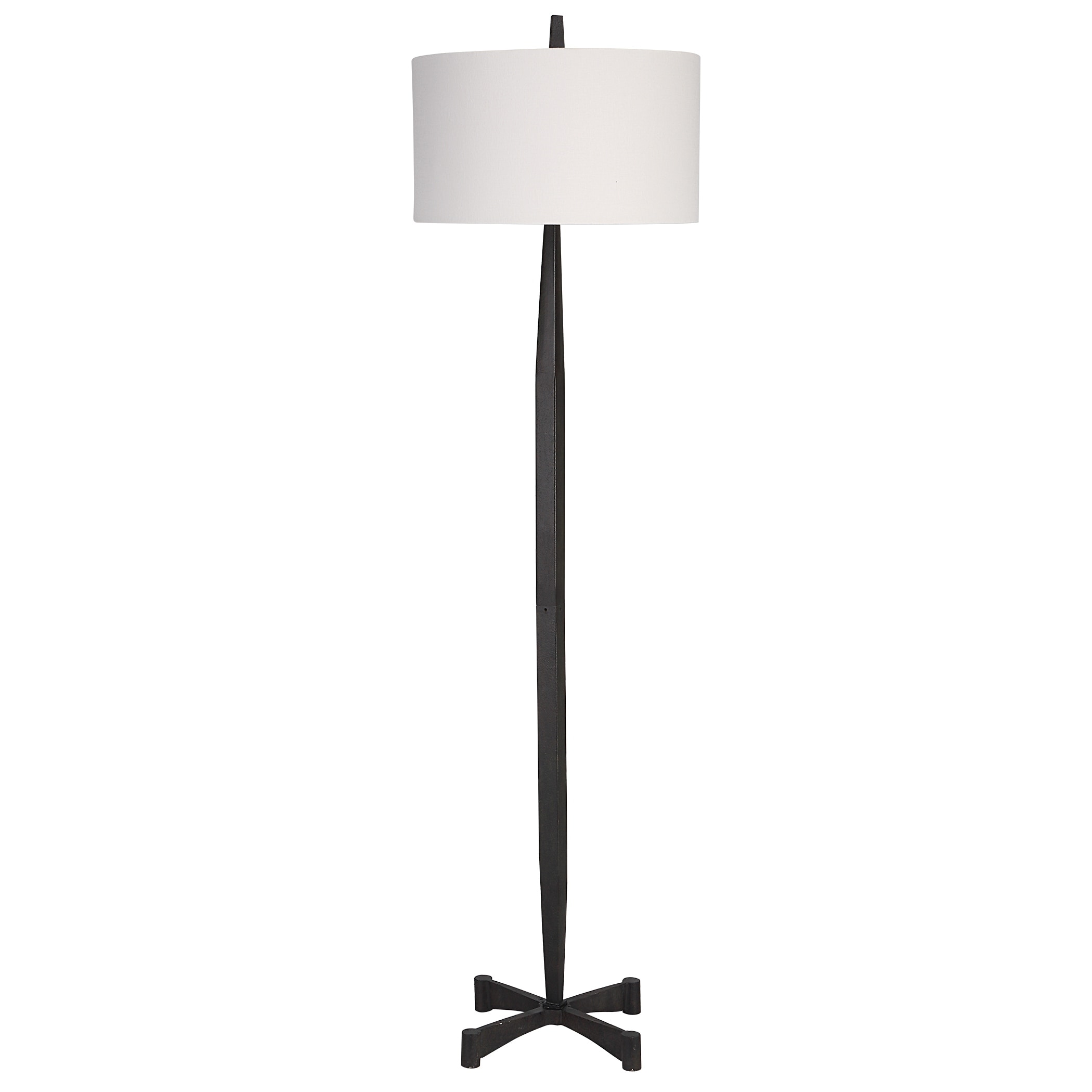 Uttermost Counteract Rust Metal Floor Lamp - 18"W x 67.375"H x 18"D