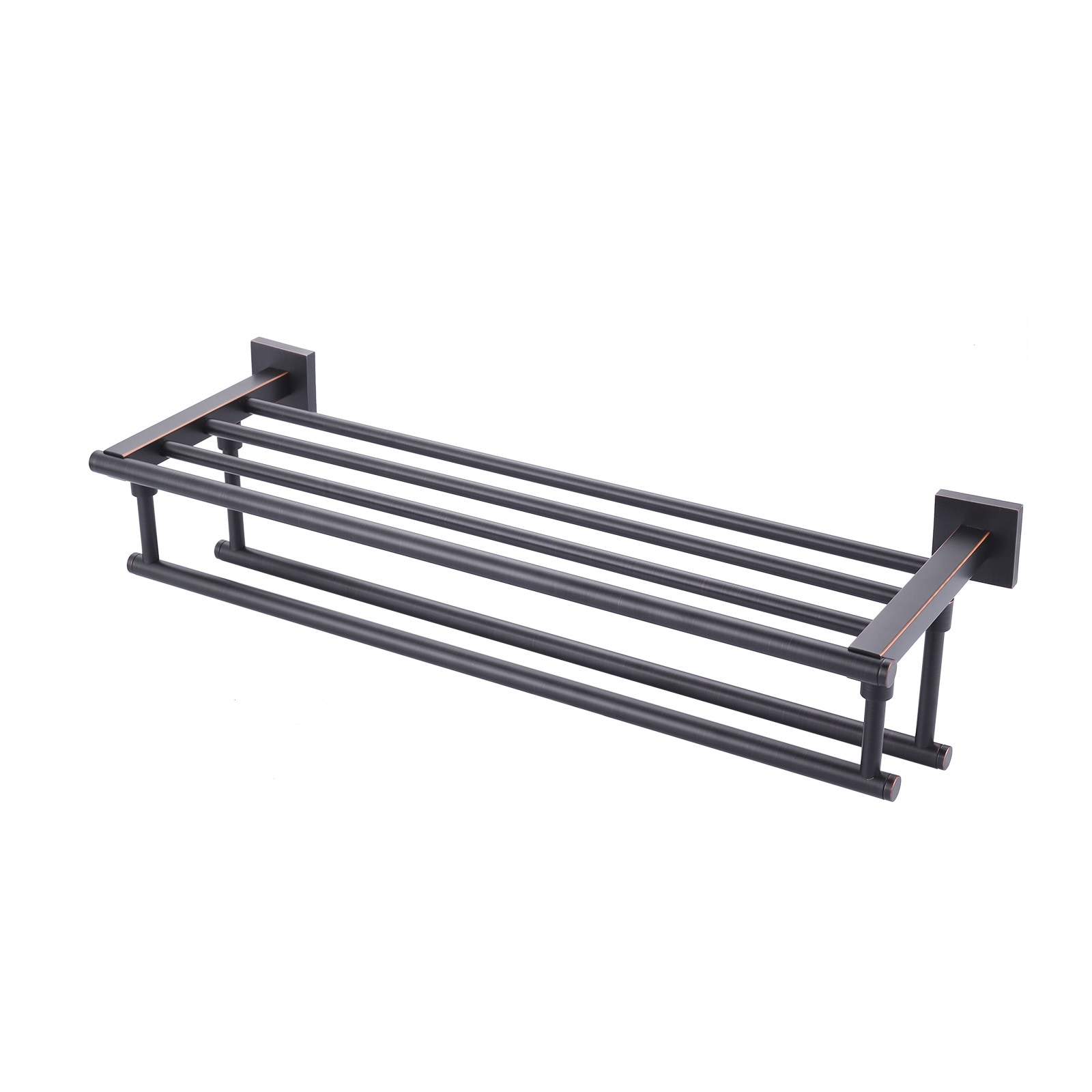 WOWOW Two Towel Holders Wall mounted Towel Rack