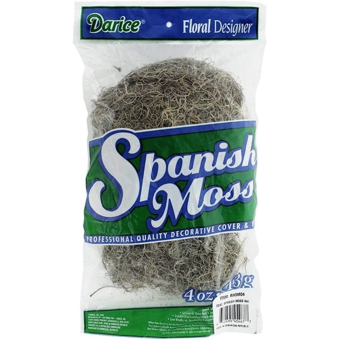 Spanish Moss Cover and Fill - 4 oz. - Gray