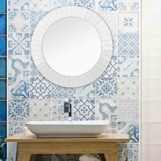 Nexxt - Zamba Round Giraffe Mirror - Overstock - 34666044