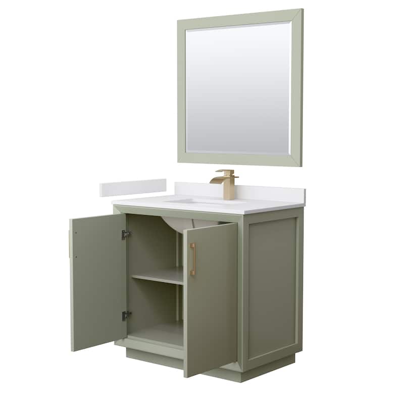 Wyndham Collection WCF414136S-VCA-UNSM34 Strada 36" Free Standing