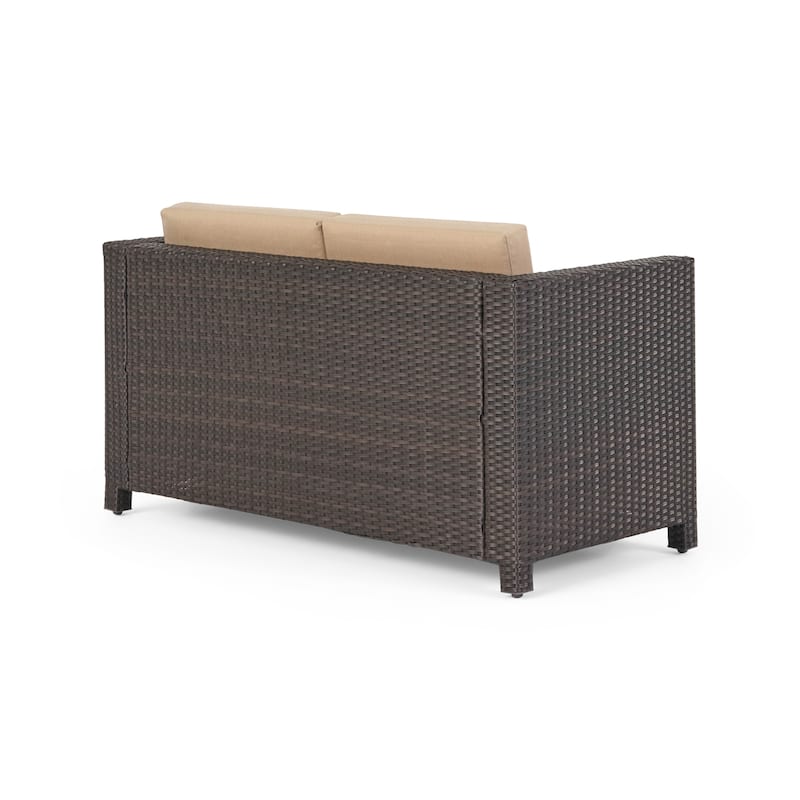 Puerta Outdoor 10-piece Wicker Patio Set with Cushions by Christopher Knight Home