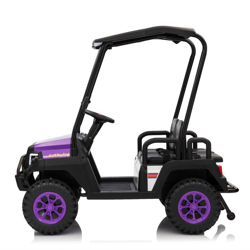 24V Xl Kids Electric Ride-On Truck W/Rc - Spacious 20in Wide Seat, Removable Sunshade, Dual-Motor Drive,Recommended Age: 3-8