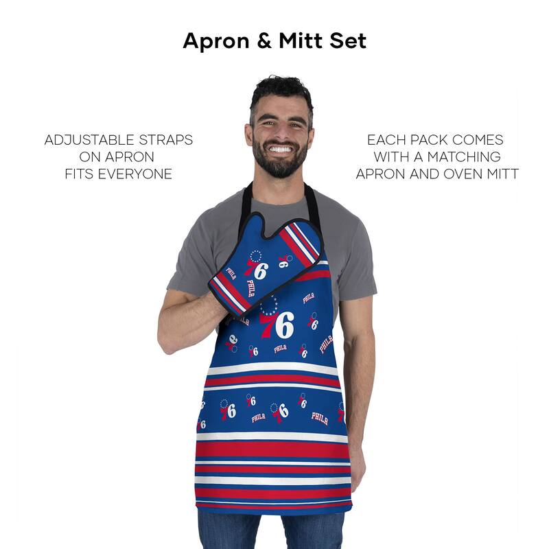 NBA Press Apron BBQ Mitt 2-piece Set