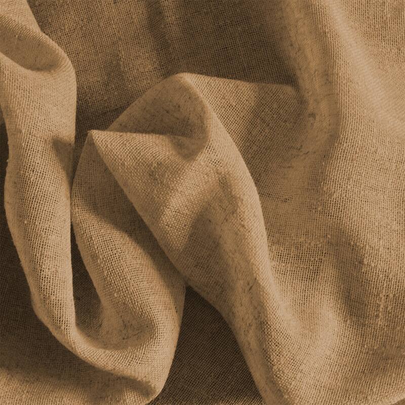 Shannon Premium Slubbed Linen 2 Pleat Button Curtain Valance