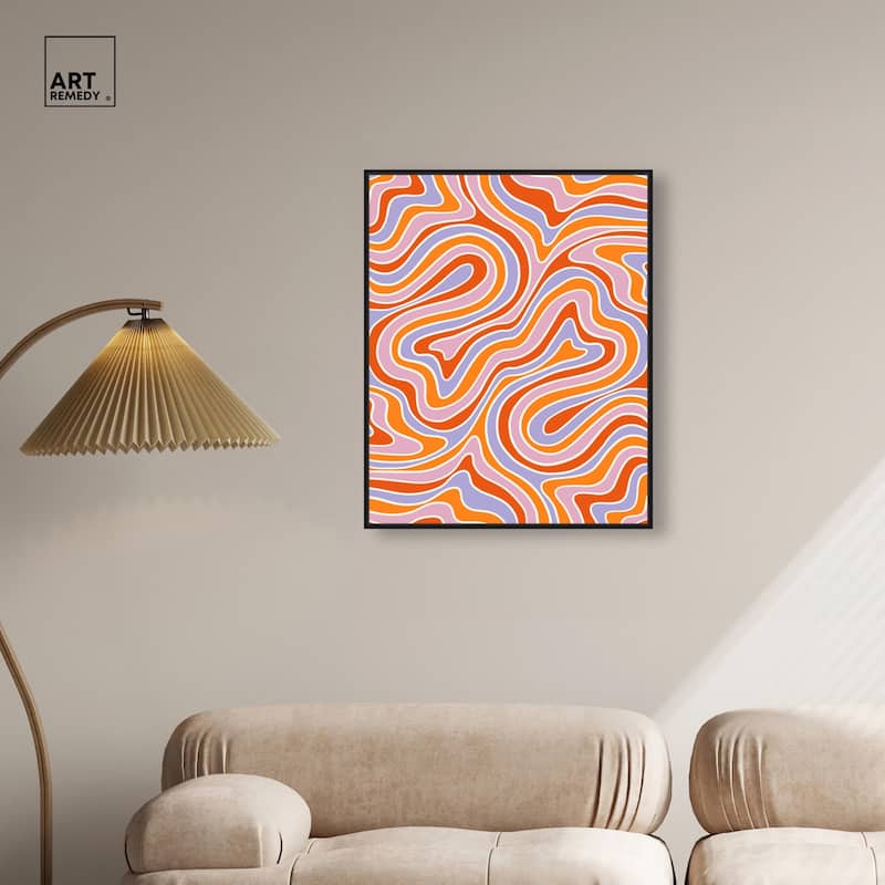 Bubble Gum Retro I Canvas by Art Remedy