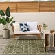 preview thumbnail 63 of 71, Nourison Horizon Indoor/Outdoor Geometric Area Rug 5' x 7' - Green