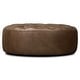 preview thumbnail 3 of 34, Poly & Bark Ascot Ottoman - Full Grain Genuine Italian Leather