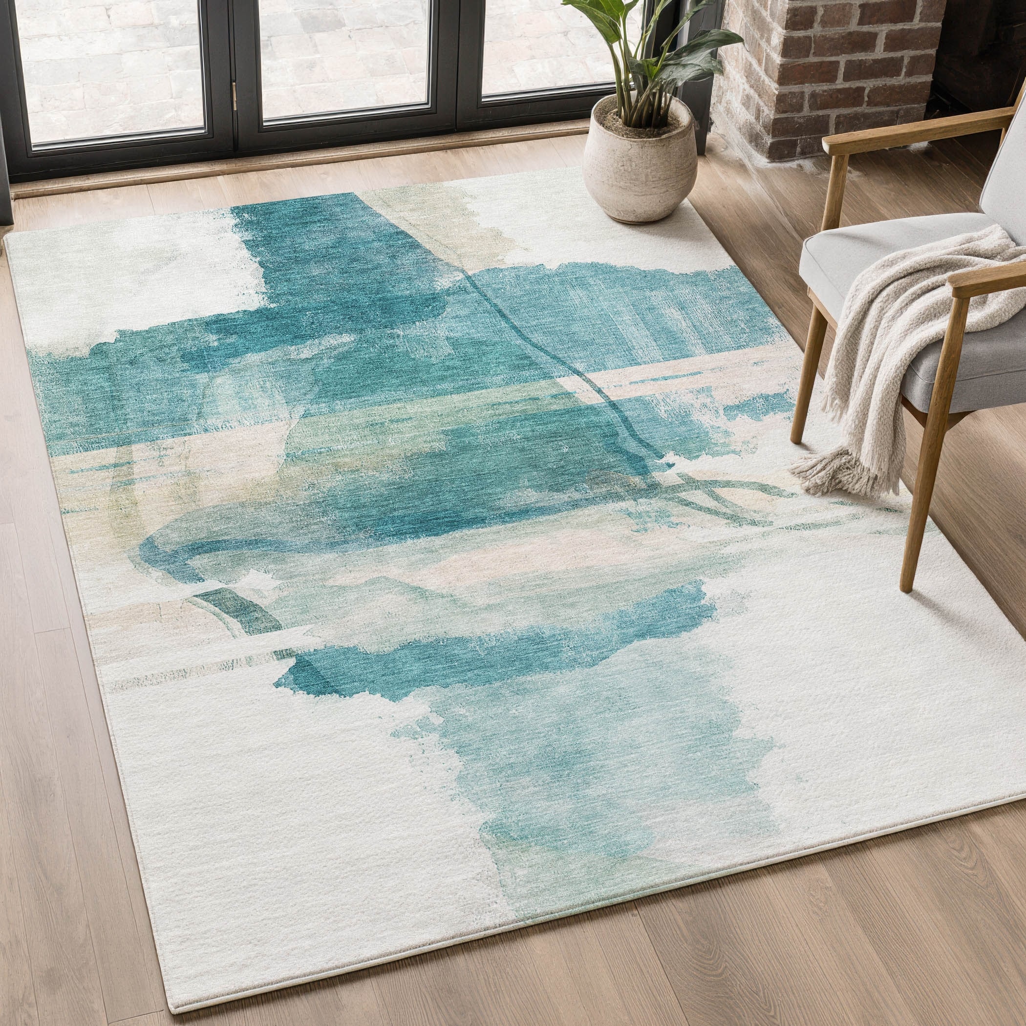 Premium Washable Super Soft Contemporary Chic Mayfield Rug