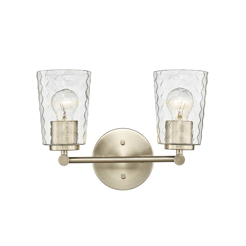 Millennium Lighting Ashli 2/4 Light Vanity Light with Clear Honeycomb Glass Shades
