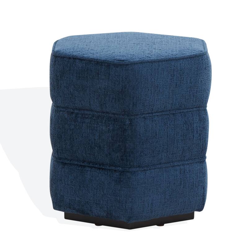 SAFAVIEH Couture Rosaria Hexagon Ottoman