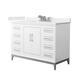 Option White / White Cultured Marble Top / Brushed Nickel