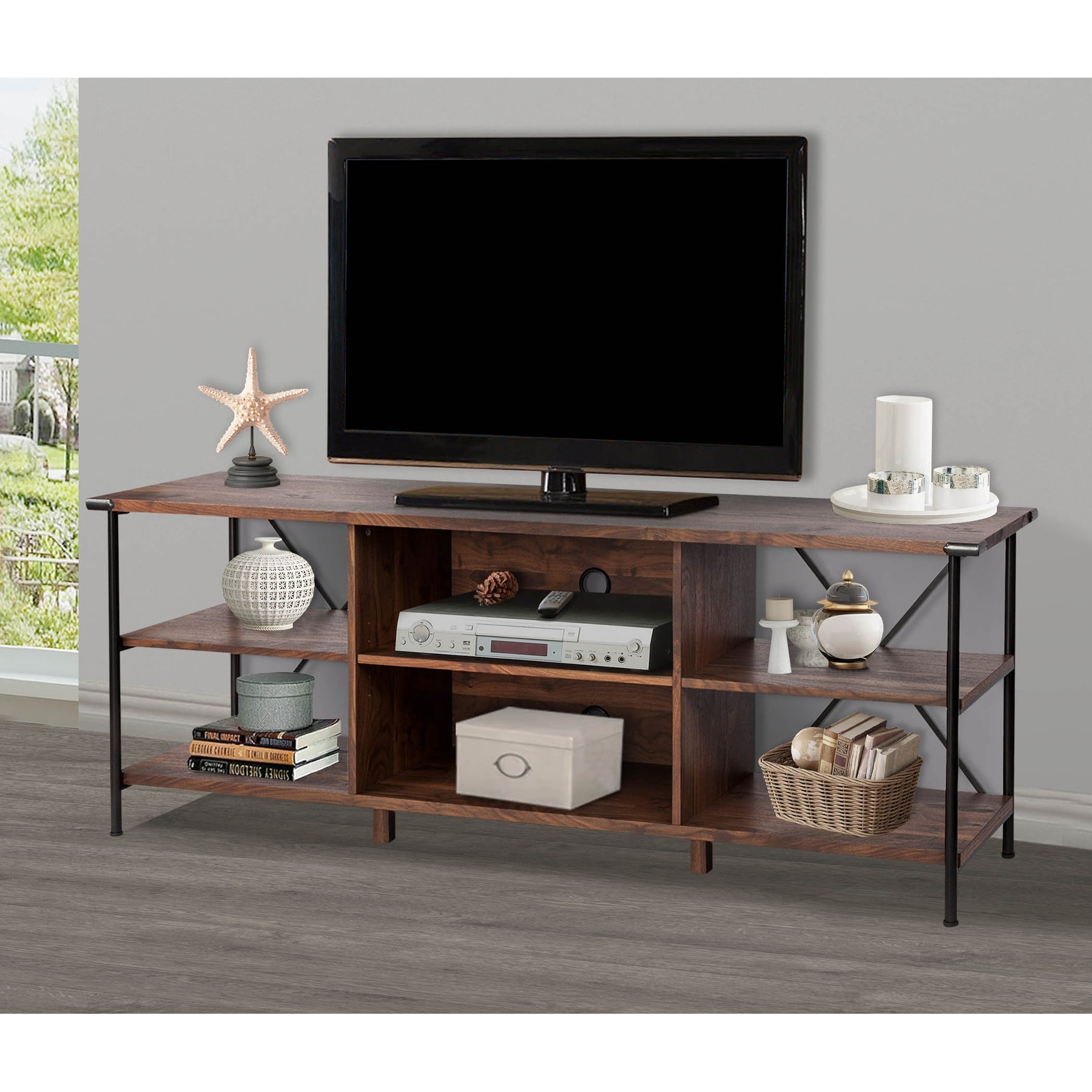 Industrial TV Stand Record Stand Projector Cabinet Tea Set Display